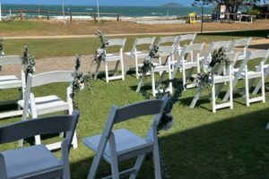 Ceremony Grass Area Setting